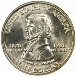 1925 Fort Vancouver Centennial. MS-65 (NGC).