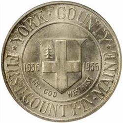 1936 York County, Maine Tercentenary. MS-66 (NGC).
