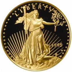 1995-W Quarter-Ounce Gold Eagle. Proof-70 Ultra Cameo (NGC).