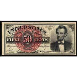 Fr. 1374. 50 Cents. Fourth Issue. Lincoln. PCGS Very Choice New 64PPQ.