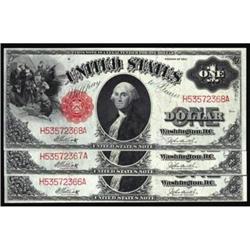 Lot of (3) Fr. 37 1917 $1 Legal Tender Notes. PCGS Very Choice New 64PPQ.