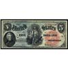 Image 1 : Fr. 64. 1869 $5 Legal Tender Note. PCGS Very Fine 20.