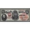 Image 1 : Fr. 68. 1875 $5 Legal Tender Note. PMG Gem Uncirculated 65EPQ.