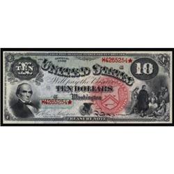 Fr. 96. 1869 $10 Legal Tender Note. PMG Choice Uncirculated 64EPQ.