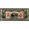 Image 1 : Fr. 121. 1901 $10 Legal Tender Note. PCGS Very Good 8.
