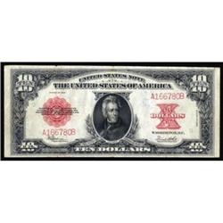 Fr. 123. 1923 $10 Legal Tender Note. PMG Very Fine 25.