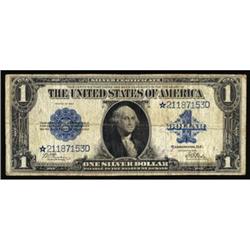 Fr. 239*. 1923 $1 Silver Certificate Star Note. Fine.