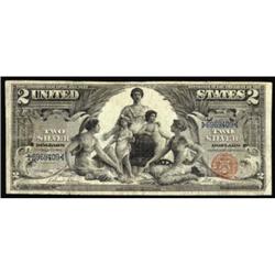 Fr. 247. 1896 $2 Silver Certificate. Fine.