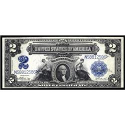 Fr. 257. 1899 $2 Silver Certificate. PCGS Choice About New 58PPQ.