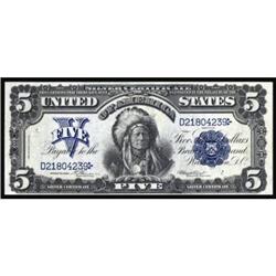Fr. 273. 1899 $5 Silver Certificate. PMG Choice Extremely Fine 45.