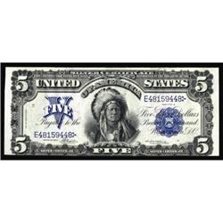 Fr. 275. 1899 $5 Silver Certificate. Crisp Uncirculated.