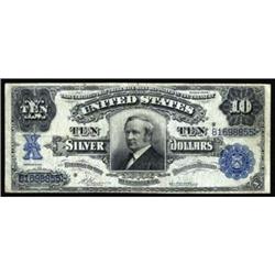 Fr. 303. 1908 $10 Silver Certificate. Fine+.
