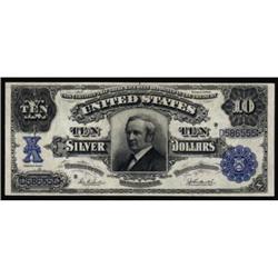 Fr. 304. 1908 $10 Silver Certificate. PCGS Choice About New 55PPQ.