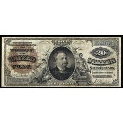 Fr. 314. 1886 $20 Silver Certificate. RCGS Very Fine 20.