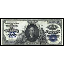 Fr. 321. 1891 $20 Silver Certificate. PCGS Gem New 65PPQ.