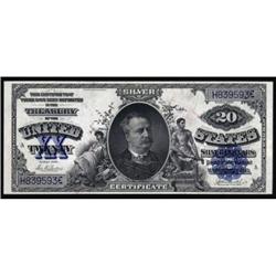Fr. 321. 1891 $20 Silver Certificate. PCGS About New 53.