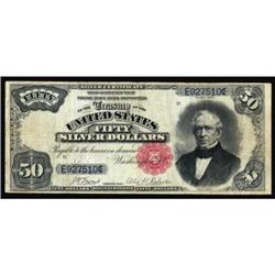 Fr. 333. 1891 $50 Silver Certificate. Fine/Very Fine.