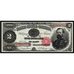 Fr. 357. 1891 $2 Treasury Note. PCGS Superb Gem New 67PPQ.