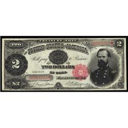Fr. 357. 1891 $2 Treasury Note. PCGS Choice About New 58PPQ.