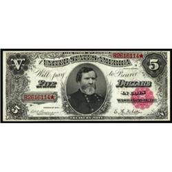 Fr. 362. 1891 $5 Treasury Note. PCGS Choice About New 58PPQ.