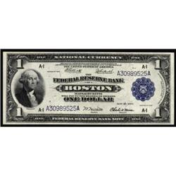 Fr. 710. 1918 $1 Federal Reserve Bank Note. CGA Gem Uncirculated 66.