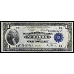 Fr. 712. 1918 $1 Federal Reserve Bank Note. CGA About Uncirculated 55.
