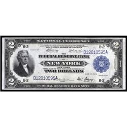 Fr. 752. 1918 $2 Federal Reserve Bank Note. Choice Crisp Uncirculated.
