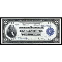 Fr. 752. 1918 $2 Federal Reserve Bank Note. PMG Choice Extremely Fine 45.