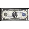 Image 1 : Fr. 845. 1914 $5 Federal Reserve Note. Blue Seal. PMG Choice Uncirculated 64EPQ.