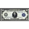 Fr. 911a. 1914 $10 Federal Reserve Note. Blue Seal. PCGS Gem New 66PPQ.