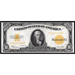 Fr. 1173. 1922 $10 Gold Certificate. Extremely Fine/About Uncirculated.