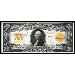 Fr. 1187. 1922 $20 Gold Certificate. Choice Crisp Uncirculated.