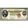 Image 1 : Fr. 1215. 1922 $100 Gold Certificate. CGA Extremely Fine 40.