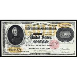 Fr. 1225c. 1900 $10,000 Gold Certificate. PMG Gem Uncirculated 65EPQ.