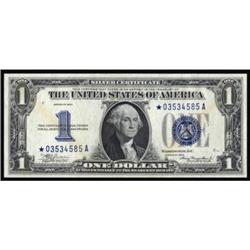 Fr. 1606* 1934 $1 Silver Certificate Star Note. PCGS New 61.