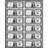 Image 1 : An Uncut Sheet of (12) Fr. 1608 1935A $1 Silver Certificates. Choice Crisp Uncirculated.