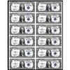 Image 1 : An Uncut Sheet of (12) Fr. 1611 1935B $1 Silver Certificates. Choice About Uncirculated.