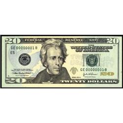 Fr. 2091-E. 2004A $20 Federal Reserve Note. PCGS Very Choice New 64PPQ.