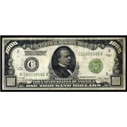 Fr. 2210-C. 1928 $1,000 Federal Reserve Note. PCGS Very Fine 25.