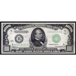 Fr. 2212-H. 1934A $1,000 Federal Reserve Note. PMG Choice Extremely Fine 45.