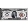 Image 1 : Fr. 2301. 1934 $5 Federal Reserve Note. Hawaii. Non-Mule. PMG Choice Uncirculated 64.