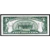 Image 2 : Fr. 2301. 1934 $5 Federal Reserve Note. Hawaii. Non-Mule. PMG Choice Uncirculated 64.