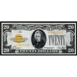 Fr. 2402. 1928 $20 Gold Certificate. PCGS Superb Gem New 67PPQ.