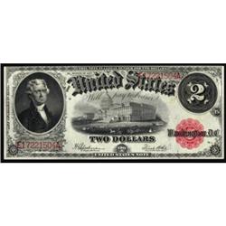 Fr. 60. 1917 $2 Legal Tender Note. ERROR-Inking Error. PCGS Choice New 63PPQ.