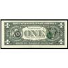 Image 2 : Fr. 1910-B. 1977A $1 Federal Reserve Note. ERROR-Overprint on Back. PCGS Choice About New 55PPQ.