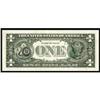 Image 2 : Fr. 1913-D. 1985 $1 Federal Reserve Note. ERROR-Overprint on Back. PCGS Gem New 66PPQ.