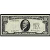 Image 1 : Fr. 2024-L. 1977A $10 Federal Reserve Note. ERROR-Overprint on Back. CGA Gem Uncirculated 67.