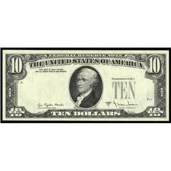 Fr. 2024-L. 1977A $10 Federal Reserve Note. ERROR-Overprint on Back. CGA Gem Uncirculated 67.
