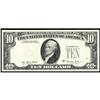 Image 1 : Fr. 2024-L. 1977A $10 Federal Reserve Note. ERROR-Overprint on Back. CGA Gem Uncirculated 67.