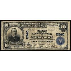 Milford, DE. $10 1902 Plain Back. Fr. 632. The FNB. Charter #2340. Very Good.